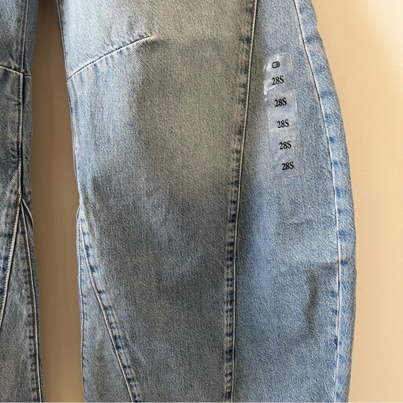 Free People We The Free Eden High Slouchy Flare Jeans Size 28s - Picture 8 of 17